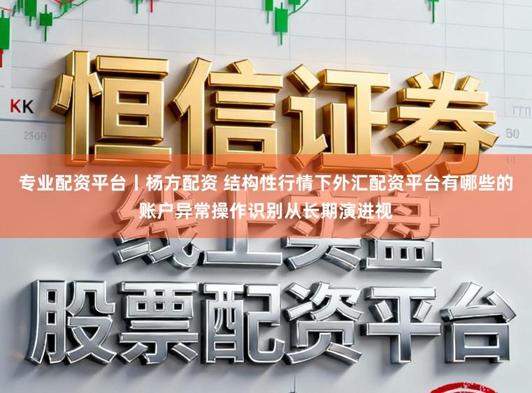 专业配资平台丨杨方配资 结构性行情下外汇配资平台有哪些的账户异常操作识别从长期演进视