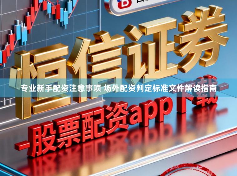 专业新手配资注意事项 场外配资判定标准文件解读指南